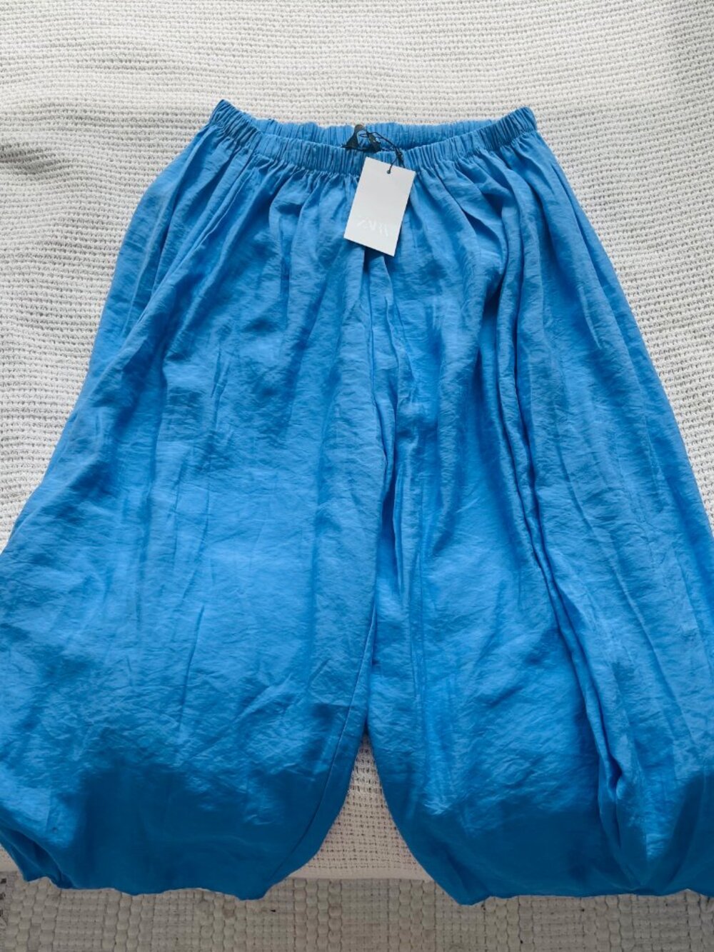 ZARA NWT Flowy Volume Balloon Pants - Picture 6 of 13